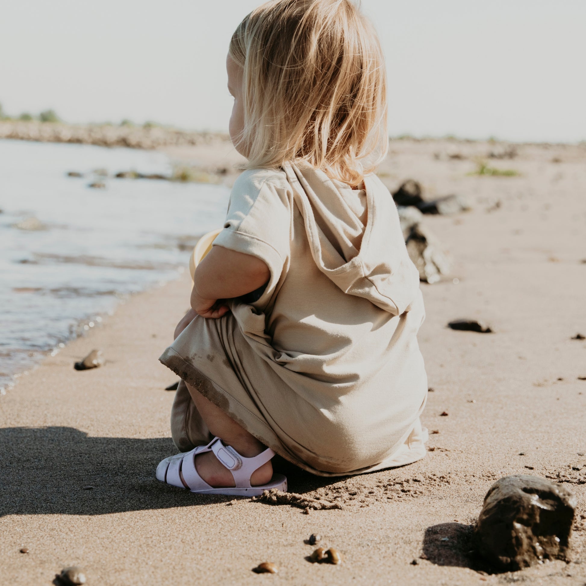 Sandy Beach kinder poncho