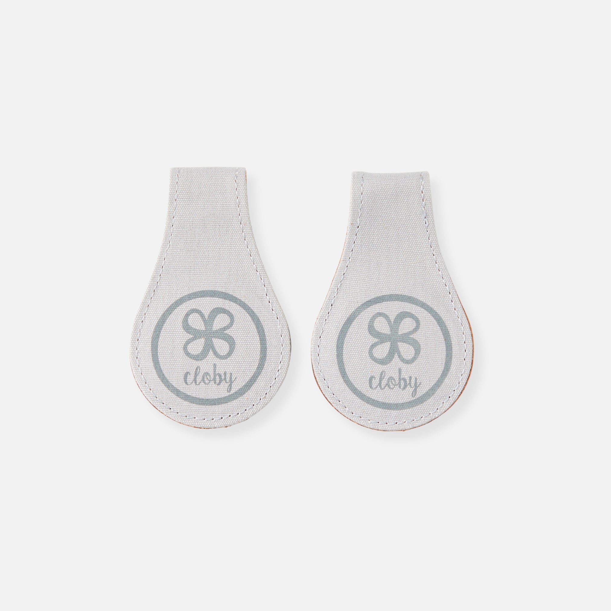 Binnenkant van leren swaddle clips - Cloby