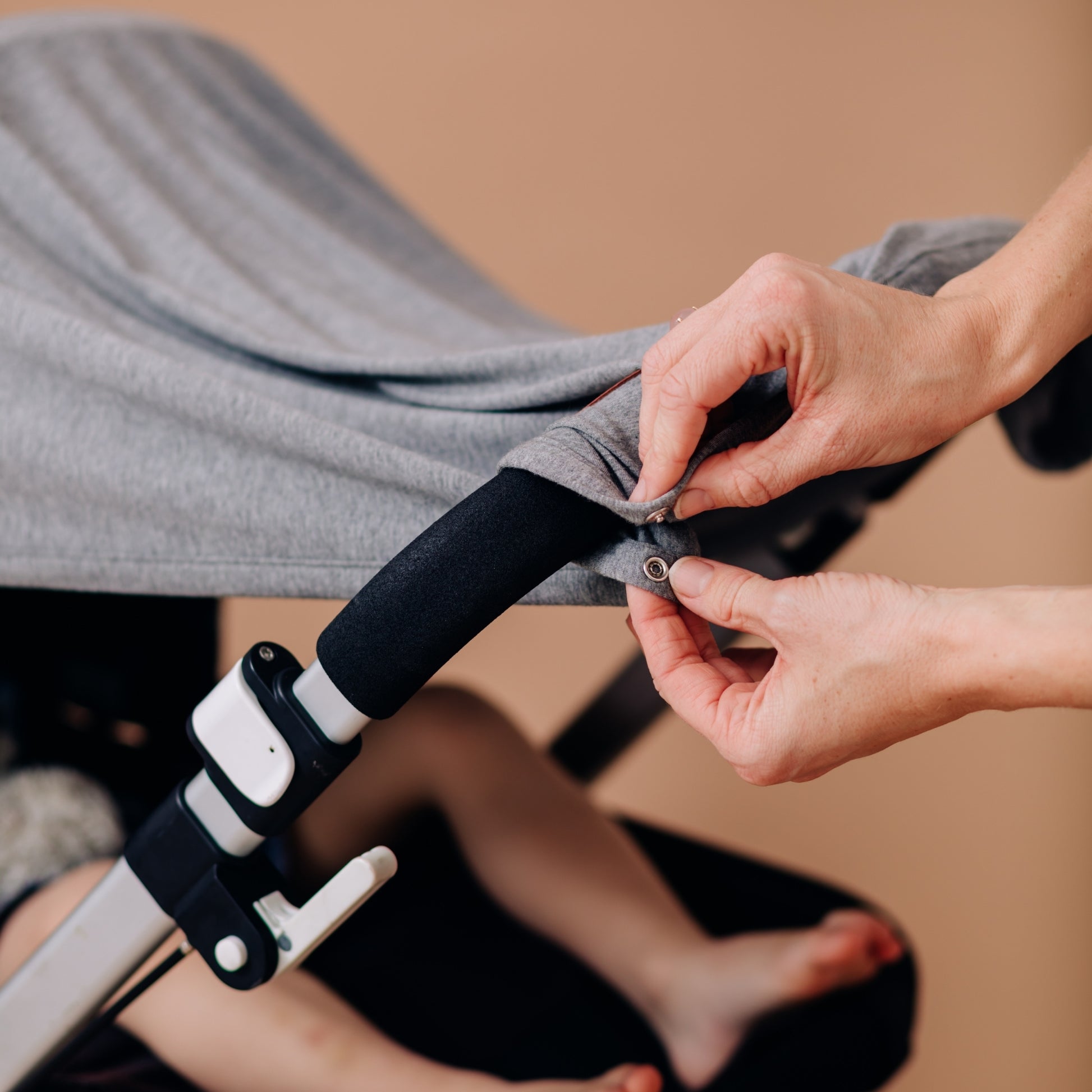 UV doek details - Stone Grey