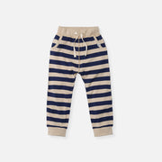 Joggingbroek in Navy/Sandy Stripe – UPF 50+