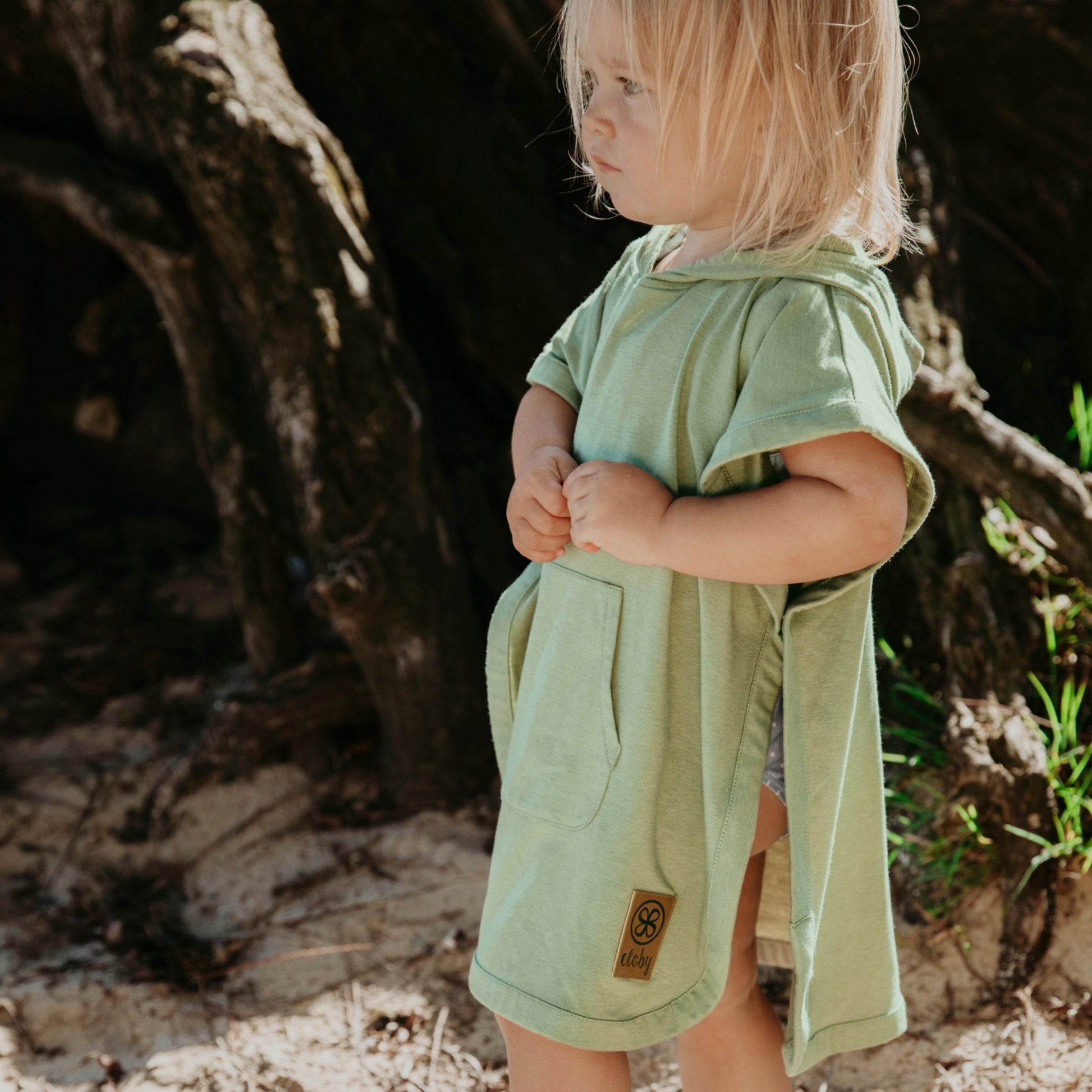 Kinder poncho na het zwemmen - UPF50+