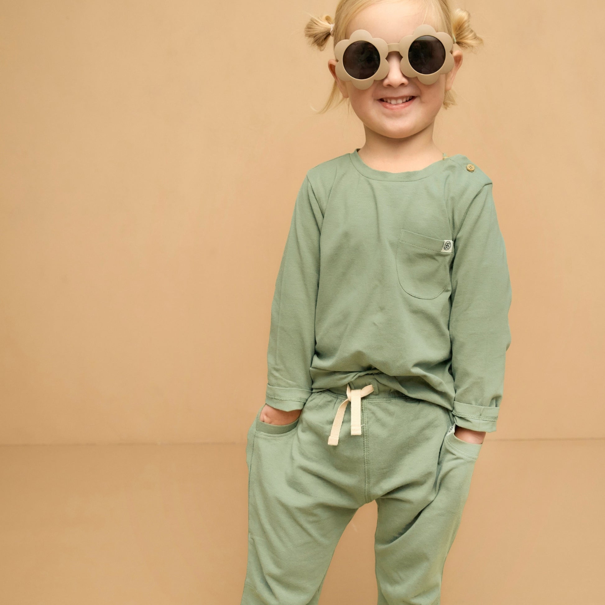 Groen shirt, UV beschermend - Olive Green