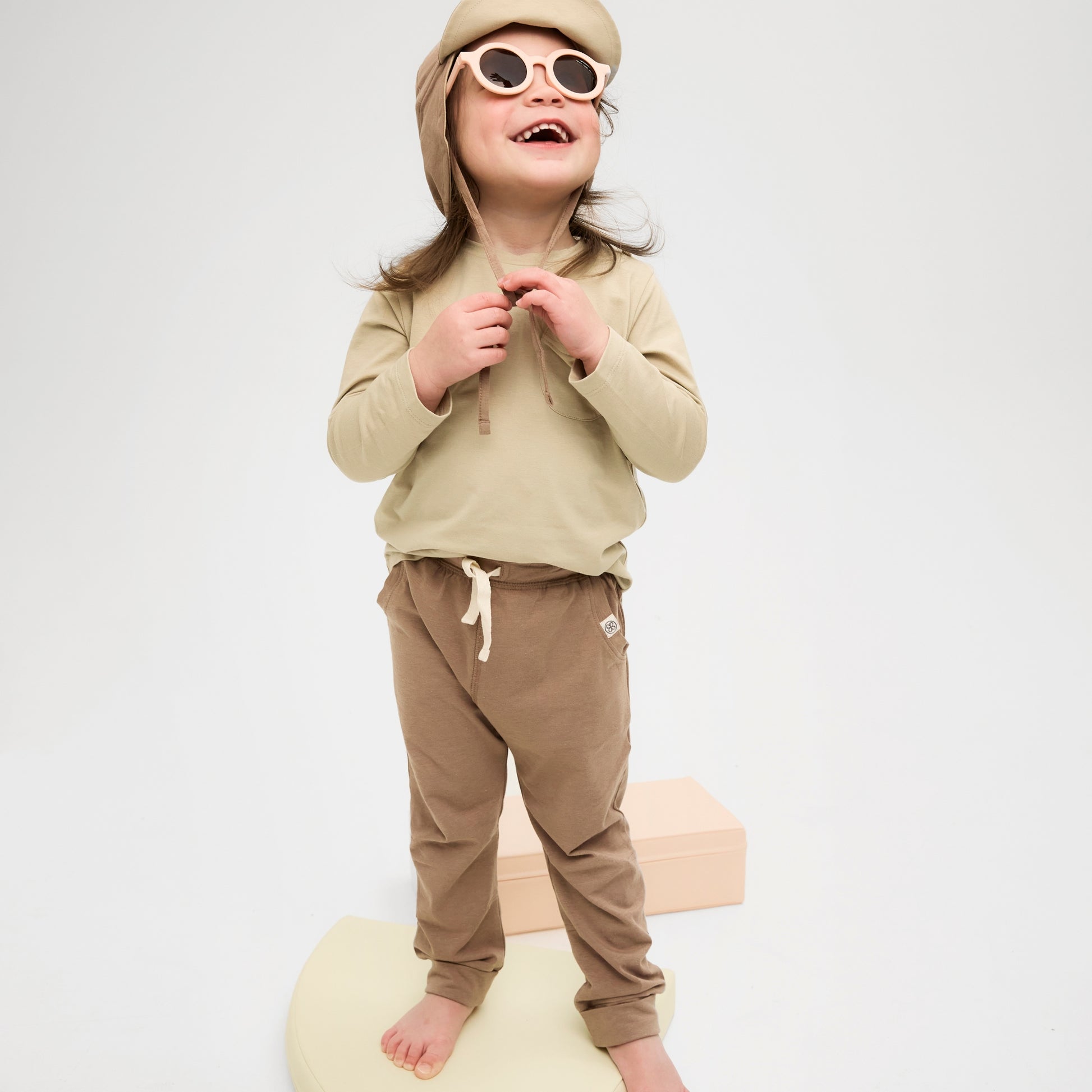 Broekje kinderen - Peanut Brown