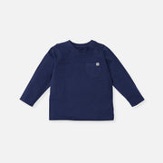 Longsleeve in Navy Blue UPF 50+