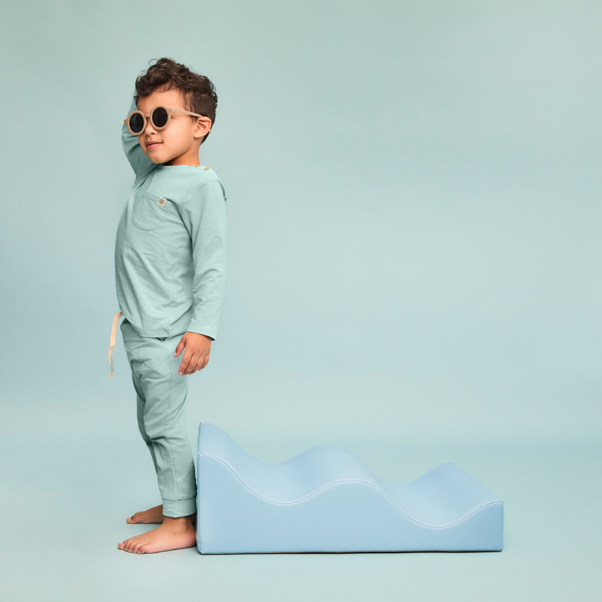 Joggers en Sea Blue – UPF 50+