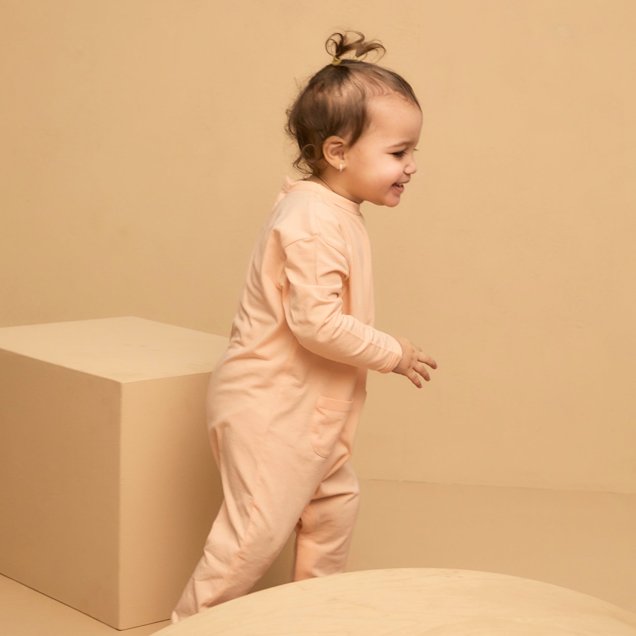 UPF50 onesie - Peachy Summer