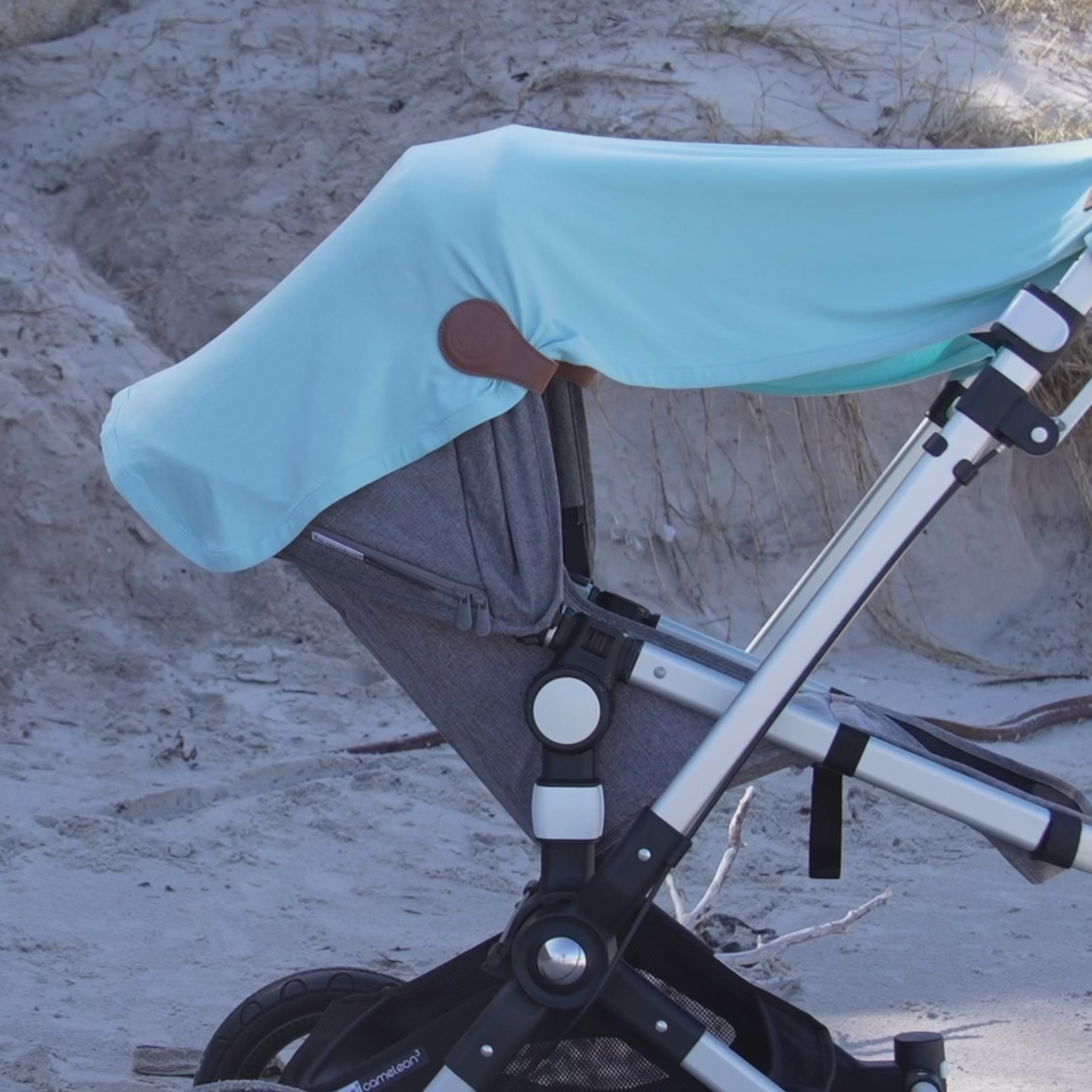 Cargar vídeo: Manta de protección UV en Sea Blue – UPF 50+