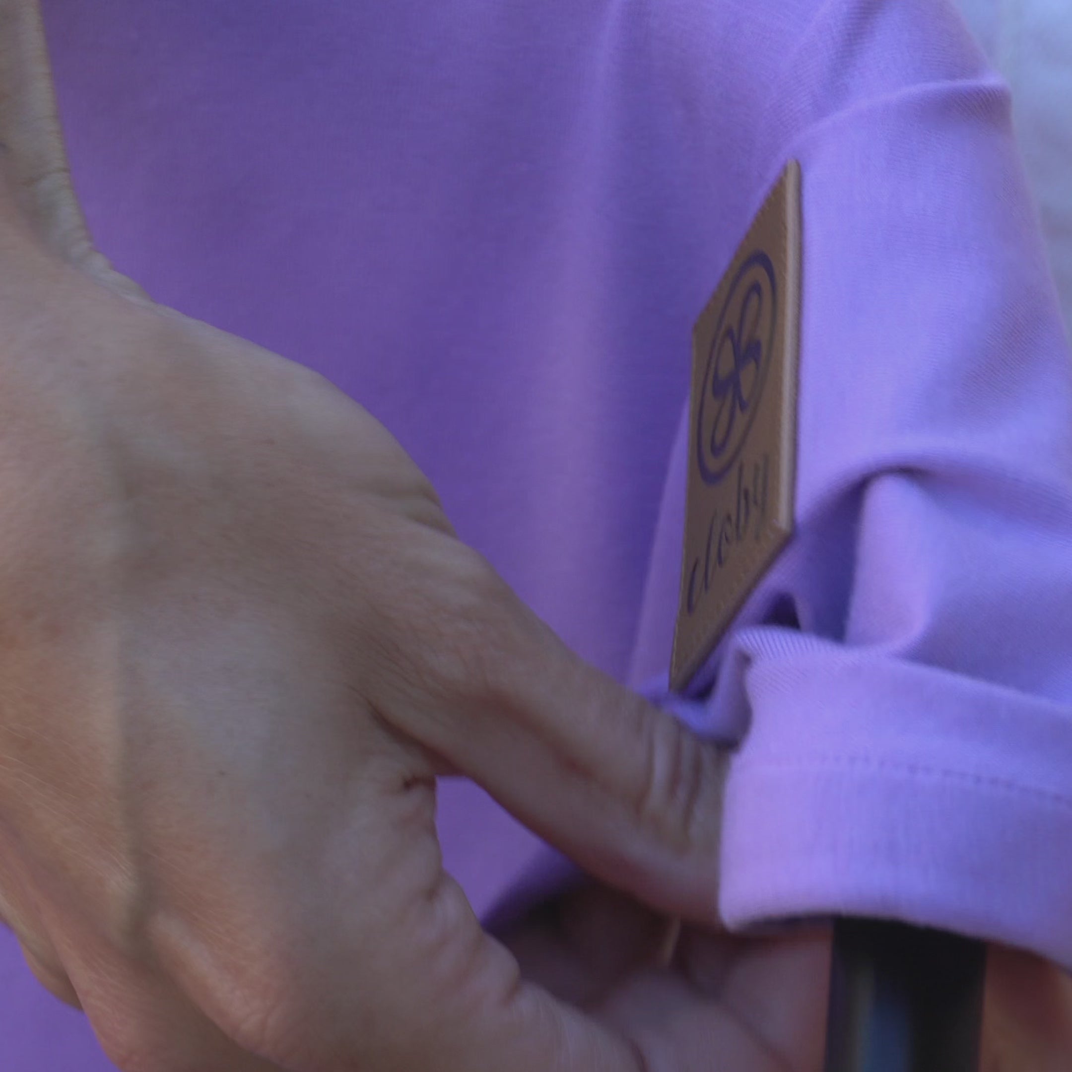 Cargar vídeo: Manta de protección UV en Lavender Bloom – UPF 50+